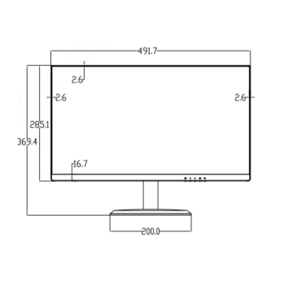 DAHUA DHI-LM22-H200 -Monitor de 22 Pulgadas Ultra Delgado/Housing Metalico/Full HD/ Angulo de Visualización 178 Grados/HDMI&VGA/ Diseño de Micro Bisel/ Especial para Videovigilancia 24/7/Resolución 1920×1080/ Certificaciones CE/FCC/