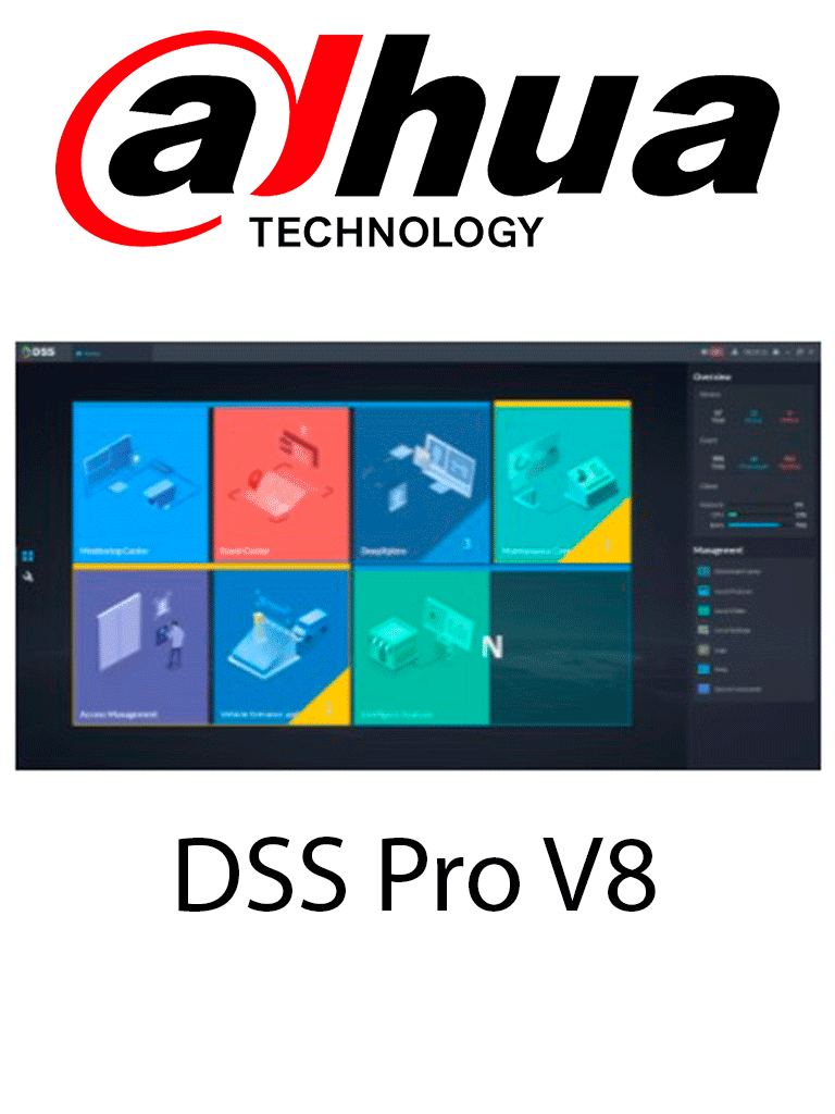 DAHUA DHI-DSSPro8-Video-Channel-License - Licencia adicional de DSS Professional V8 para 1 canal de video