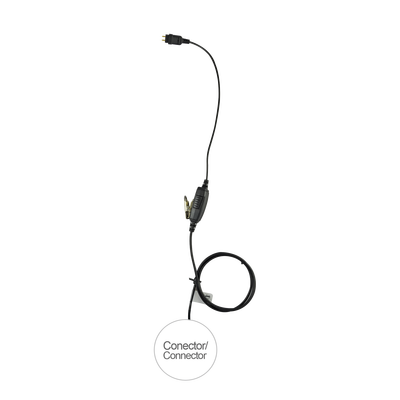Micrófono de 1 cable serie LOC para ICOM IC-F3/4