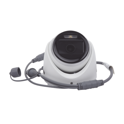 Turret TURBOHD 2 Megapixeles (1080p) / Imagen a color 24/7 / Lente 2.8 mm / METAL / Luz Blanca 20 mts / Exterior IP67 / TVI-AHD-CVI-CVBS / dWDR