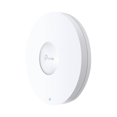 Punto de Acceso Omada / Wi-Fi 6 AX3600 MU-MIMO 4x4 / Alta Densidad de Usuarios / Configuración por Controlador o Stand-Alone / Para Montaje en Techo/pared. / Alimentación PoE+