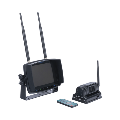 Sistema inalámbrico de reversa con cámara infrarroja , imán y monitor de 7" táctil