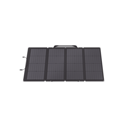 Módulo Solar Bifacial, Portátil y Flexible de 220W Recomendado para Estaciones Portátiles EFD330, EFD350 ó EFD500 / Ajuste de Ángulo / Carga Eficiente / Incluye Cable XT60 a MC4