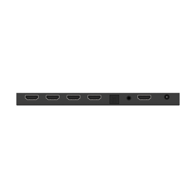 Splitter HDMI 1x4 | 1 Entrada a 4 salidas (Simultaneas) | 4K@60Hz | Extractor de Audio | Down Scaler | HDR  4:4:4 | EDID | 18Gbps