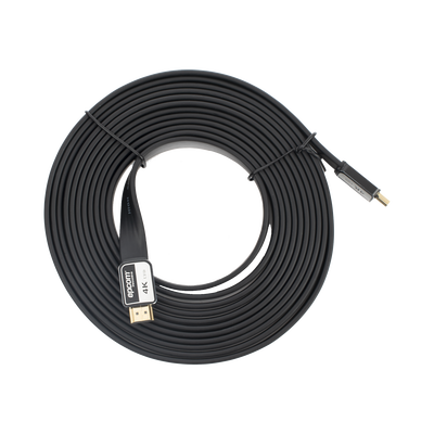 Cable HDMI de 5 Metros (16.40 Pies) | Alta Definición | Versión 2.0 | Alta Velocidad 18Gbps | 4K@60Hz | Conectores Chapados en Oro | Tipo Plano