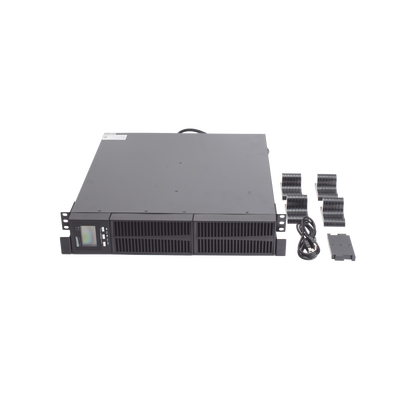 UPS de 2000VA/1800W / Topología On-Line Doble Conversión / Entrada y Salida de 120 Vca / Clavija de Entrada NEMA 5-20P / Pantalla LCD Configurable / Formato Rack/Torre