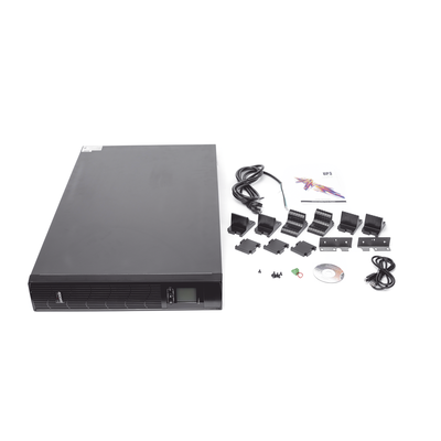 UPS de 2000VA/1800W / Topología On-Line Doble Conversión / Entrada y Salida de 120 Vca / Clavija de Entrada NEMA 5-20P / Pantalla LCD Configurable / Formato Rack/Torre