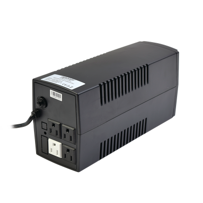 UPS de 500VA/300W / Regulador de Voltaje AVR / Batería de 7 Ah / 4 Tomas NEMA 5-15R / Display de LED