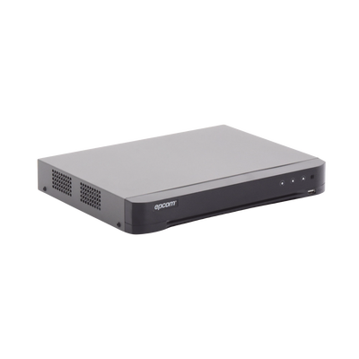 DVR 16 Canales TurboHD + 8 Canales IP / 5 Megapixel Lite - 3K Lite / Acusense (Evita Falsas Alarmas) / Audio por Coaxitron / 1 Bahía de Disco Duro / H.265+ / Salida de Video en Full HD