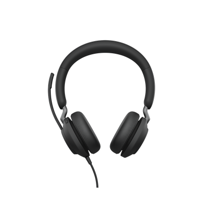 Jabra Jabra Evolve 2 40, Auricular stereo versión UC con aislamiento de ruido, conexión USB-A y indicador de ocupado (Busylight) (24089-989-999)