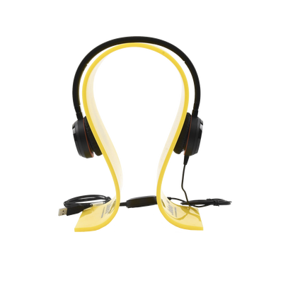 Jabra Evolve 30 Duo con conexión USB / 3.5mm, micrófono con cancelación de ruido y controlador en el cable con botones e indicadores LED (5399-823-309)