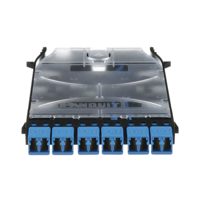 Cassette HD Flex? Con 6 Puertos LC Duplex (12 Fibras), Para Fibra Monomodo OS2, Color Azul
