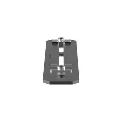 Soporte de Montaje a Techo, para Canaletas FiberRunner 4X4 o 6x4, Uso con Varilla Roscada de 0.5 in, Color Negro