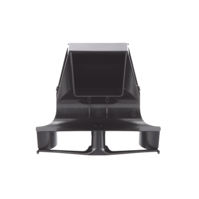 Bajada Para Canaleta FiberRunner™, Uso con Medidas 4x4, 6X4, 12X4, o 24X12, Con Reducción a 4X4, Color Negro