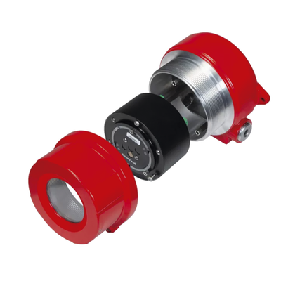 Detector De Flama Industrial Avanzado Multi-Espectro, Triple Infrarrojo (IR3), Visión 90º, Sensibilidad Variable 15 - 60m, Entradas M25, Protección IP66, Certificado Para Áreas Peligrosas, Aluminio Sin Cobre