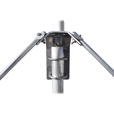 Antena Base VHF, de Aluminio/Fibra de Vidrio , Rango de Frecuencia 148-174 MHz, 3dB de Ganancia