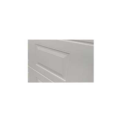 Puerta de Garage de alta calidad, Color blanco 10X8 pies,  AISLADA, Estilo Americana , CUADRO CORTO.