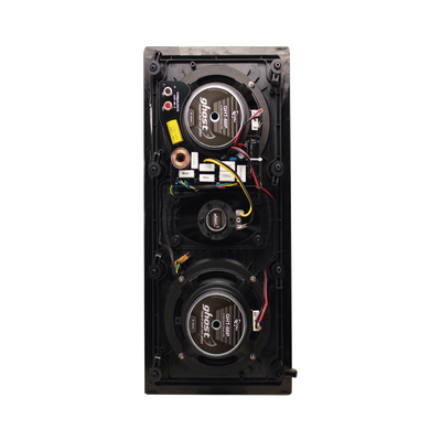Altavoz LCR de pared | woofers dobles de 6.5'' | tweeter de seda suave de 1 | 125W | 8Ω
