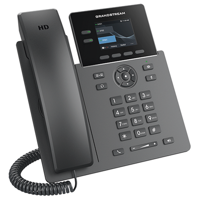 TELÉFONO IP POE GRADO OPERADOR DE 2 LÍNEAS / PANTALLA LCD TFT 2.4 PULGADAS COLOR / 8 BOTONES VIRTUALES MULTIUSO / SEGURIDAD CARRIER-GRADE / COMPATIBLE CON GDMS / AUDIO HD / CONFERENCIAS DE AUDIO 5 VÍAS