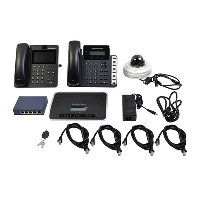 Maletin con equipos demo de video y VoIP GrandStream