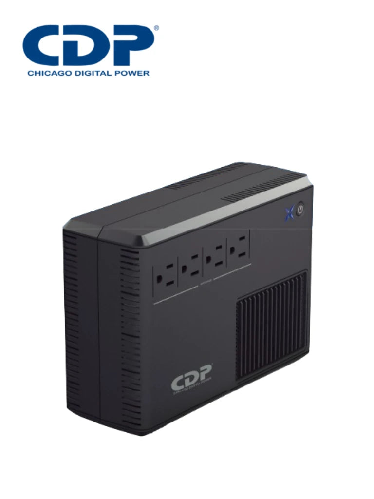 CDP R-UPR604 UPS interactivo CDP de 600VA/300Watts con 4 terminales de salida Nema 5-15R con respaldo/AVR y supresión de pico