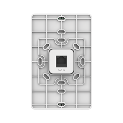 Punto de acceso Wi-Fi 6 802.11ax de pared, tecnología MU-MIMO 2x2:2 de doble banda, 4 puertos Gigabit alámbricos