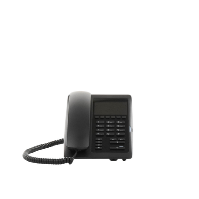 (H5W Color Negro)Teléfono IP WiFi para Hotelería, profesional de gama alta con pantalla LCD de 3.5 pulgadas a color, 6 teclas programables para servicio rápido (Hotline) PoE