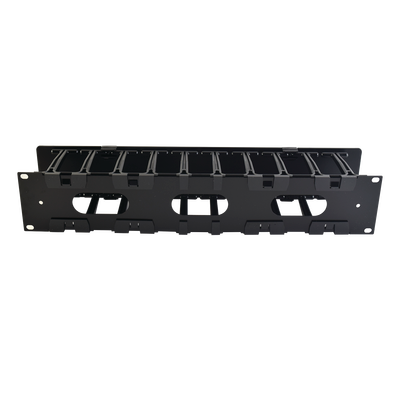Organizador de Cable Horizontal RouteIT, Sencillo, Para Rack de 19in, 4in de profundidad, 2UR