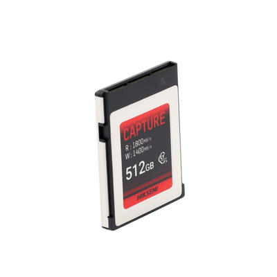 Memoria CFexpress tipo B / Clase 10 de 512 GB / Especializada para Cámaras de Fotografía y Video  / 1800 MB/s Lectura / 1700 MB/s Escritura