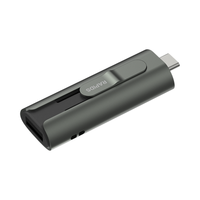 Memoria USB Dual impulsado por SSD Core / 256 GB / USB-C y USB-A / 1000 MB/s de Escritura