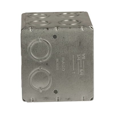 Caja Multigang de 2 Gangs/ Profundidad de 3-1/2/ 16 Entradas de 1/2 - 3/4