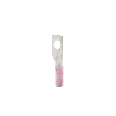 Zapata Terminal de Compresión BURNDY para Tornillo de 1/4" y Calibre 8 AWG / Barril Largo.