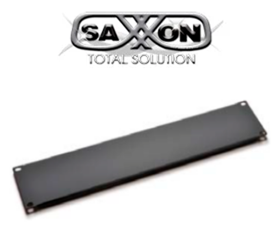 SAXXON 70060100- Tapa ciega de 1 Unidad de Rack/ Medidas de 48.2 cm de ancho (19") x 4.4 cm de profundidad/ Metalica