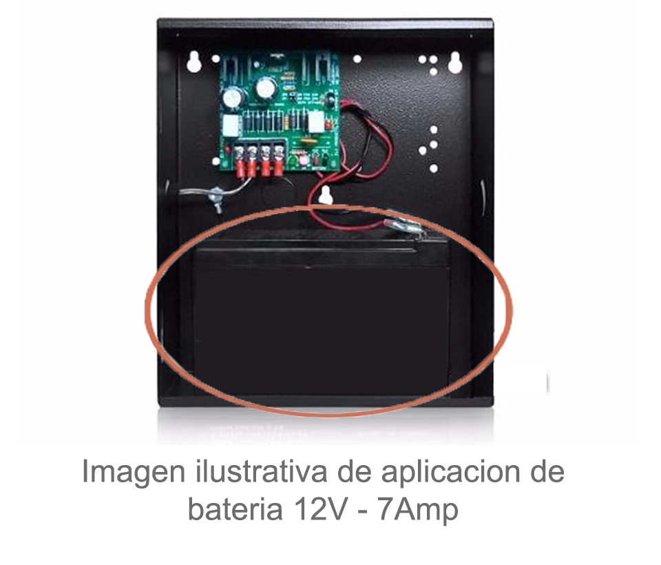 SAXXON CBAT7AH - Bateria de respaldo de 12 volts libre de mantenimiento y facil instalacion / 7 AH/ compatible DSC/ CCTV/ Acceso