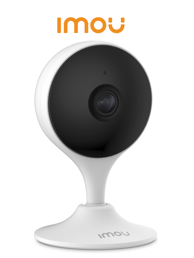 IMOU CUE 2 (IPC-C22EN) - Cámara IP WiFi de 2MP con lente de 2.8mm, audio bidireccional, AI, detección de humanos, sirena, micrófono, IR 10m, ranura MicroSD y alarma de ruido.