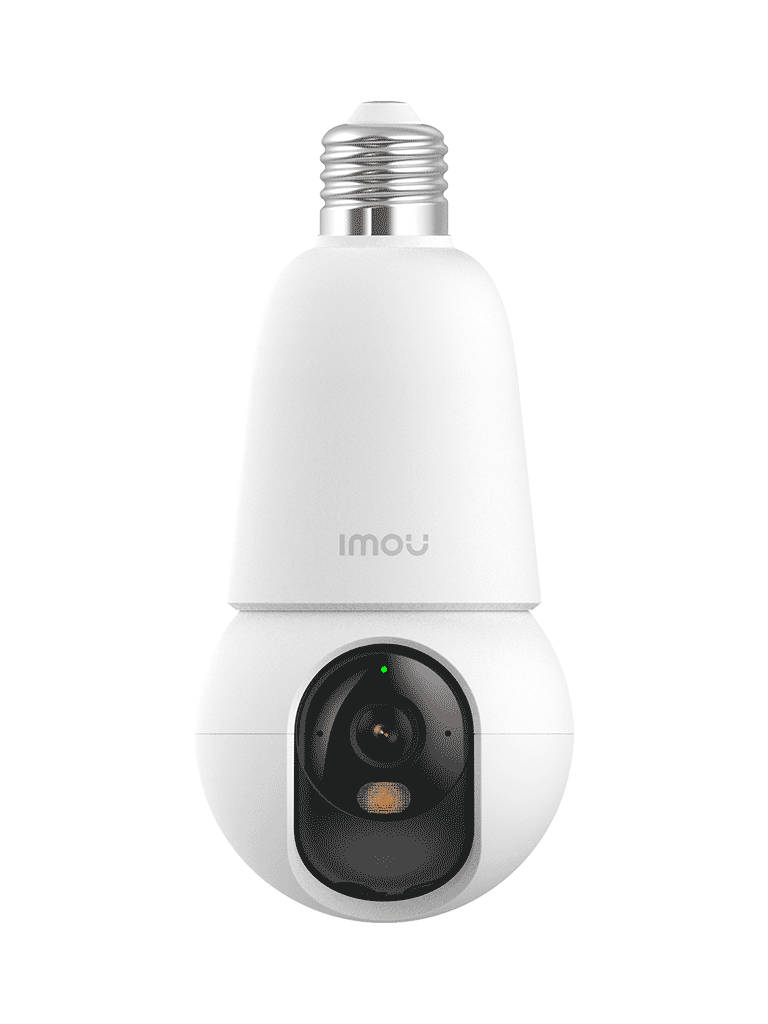 IMOU BulbCam 5MP (IPC-K6C-5H1WEB-E27-imou)- Cámara de 5Megapixeles/ Disuasión activa/ Modo privacidad/ Detección de humanos & Vehículos/ Audio bidireccional/ Full Color/ Smart tracking (No incluye Foco)