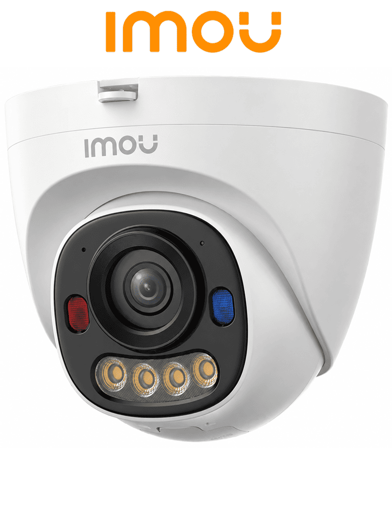 IMOU PS8D 5MP Cámara Domo, 5 MP, PoE, IP67, H.265, Smart Color, disuación activa, Detección de Humanos y Vehiculos, Microfono, Soporta Micro SD 512GB, AOR MODE, ONVIF