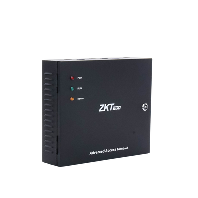 Controlador de acceso / 4 PUERTAS / Biometría Integrada / Hasta 3,000 Huellas / 30,000 Tarjetas / Incluye Gabinete y Fuente de Alimentación 12Vcc/5A compatible con ZKACCESS 3.5