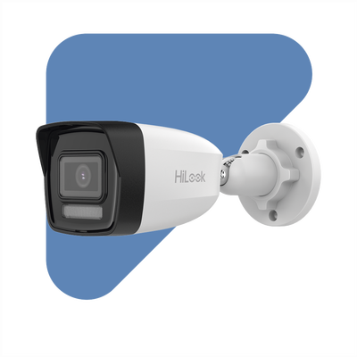 HiLook Series / Bala IP 4  Megapixel  / Lente 2.8 mm / 30 mts IR /  Micrófono Integrado / Exterior IP67 / PoE / dWDR / H.265+ / ONVIF