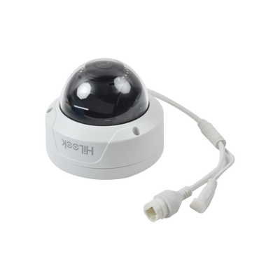 HiLook Series / Domo IP 2 Megapixel / 30 mts IR / Exterior IP67 / Antivandálica IK10 / dWDR / PoE / Lente 2.8 mm