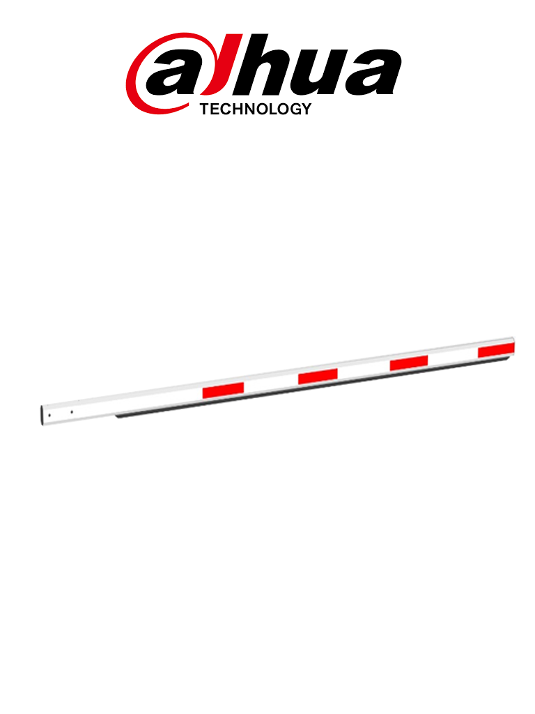 DAHUA IPMECD-0162-M40 Brazo de aluminio Recto de 4 Metros para Barrera Vehicular DHI-IPMECD-1062