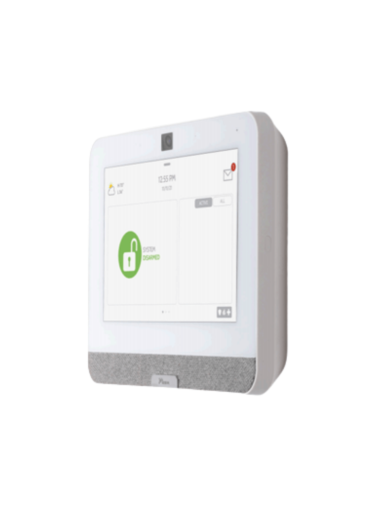 QOLSYS IQP4006 - Sistema de Alarma IQPanel4 Autocontenido , con Pantalla Tactil de 7", Power G 915 Mhz + Honeywell 345 Mhz. Con 4 Bocinas integradas (4W). Para la plataforma Alarm.com