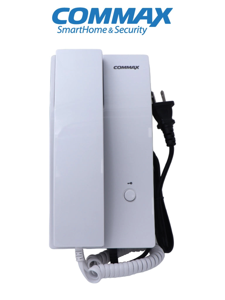 COMMAX DP2S - Interfon para Sistema de Audio Portero con Botón de Apertura de Puerta, Conexión de 2 Hilos y Alimentación 110 Vca