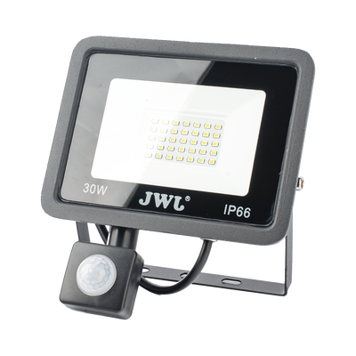 Reflector con Sensor de Movimiento 30 W /160 x 180 mm / 85 - 265 Vca~ 50/60Hz / Ultra delgado / Uso en exterior - interior.