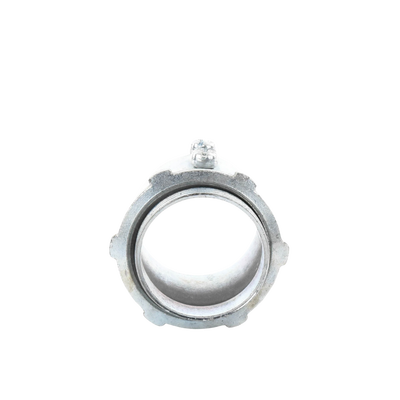 Conector 3/4" (19mm) pared delgada con tornillo tipo americano galvanizado etiqueta verde