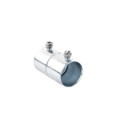 Cople 3/4" (19mm) Pared Delgada Con Tornillo (Tipo Americano) Galvanizado, Etiqueta Verde.