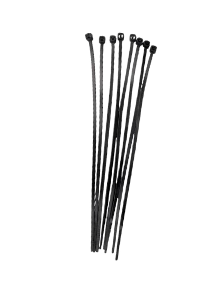 TCE LMG-SZS5X300N - Cincho de Nylon Color Negro, Bolsa con 100 piezas, Medida 4.6mm Ancho X 300mm Largo, Certificación UL 94V-2