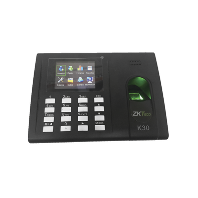 Checador de Huella y Tarjetas para Tiempo y Asistencia con Batería de Respaldo/ Comunicación TCP/IP /  Salida de relevador para cerradura
