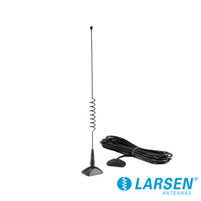 Antena móvil UHF, para cristal (on Glass), rango de frecuencia 806 - 896 MHz.