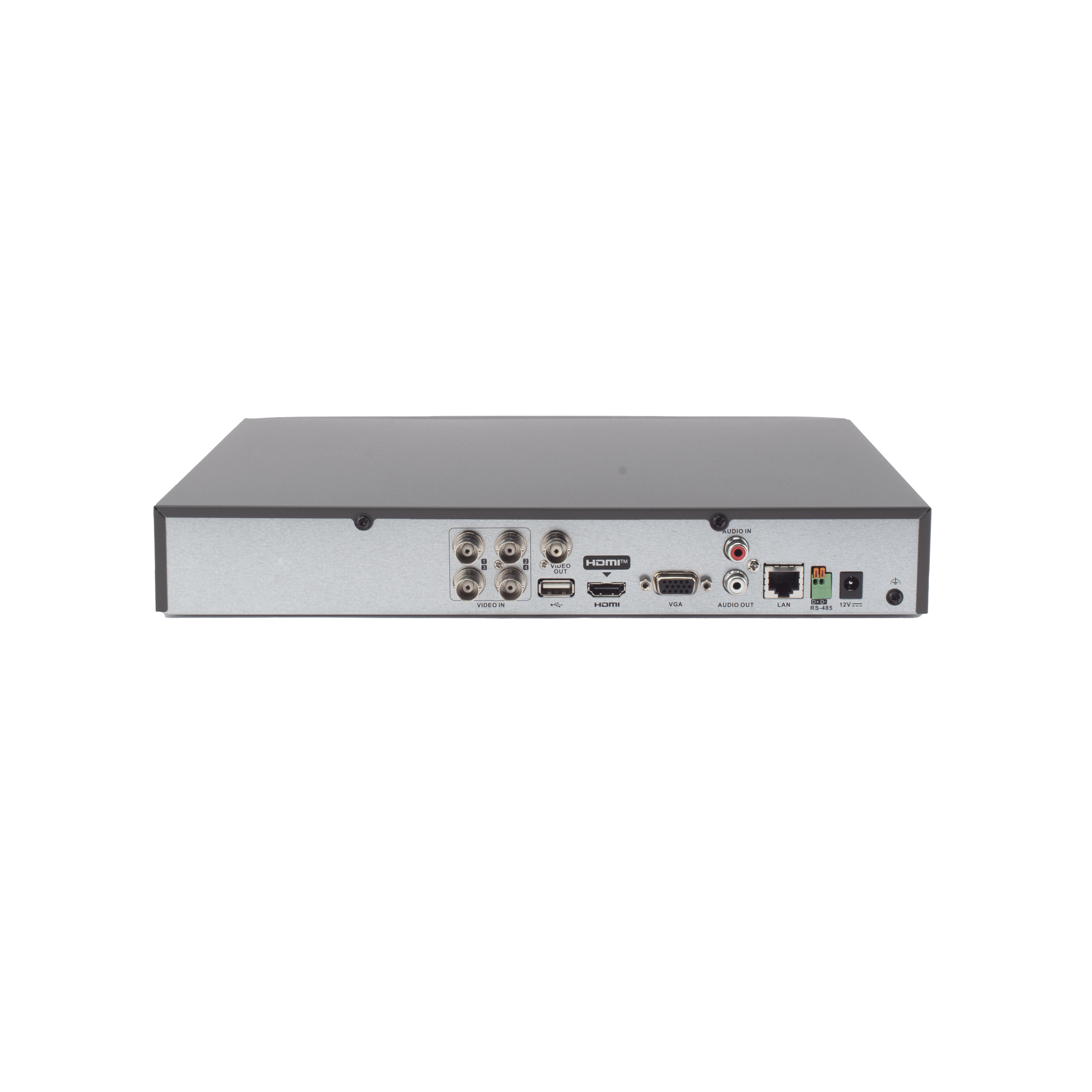 [Dual Light] Kit TurboHD 3K (5 Megapixel) / DVR 4 Canales / 4 Cámaras Bala para Exterior y Metal / Micrófono Integrado / Accesorios de Interconexión / Fuente de Poder